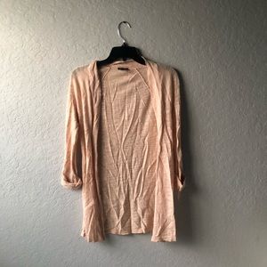 Light Pink/Rose, Express Long Sleeve Cardigan, XS